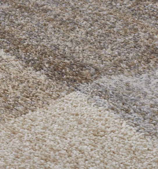 Arizona Geometric Carpet Brown and Cream