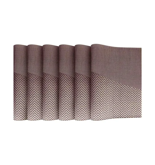 Avono Maze Mat Heat Resistant Table Mat Taupe and Brown