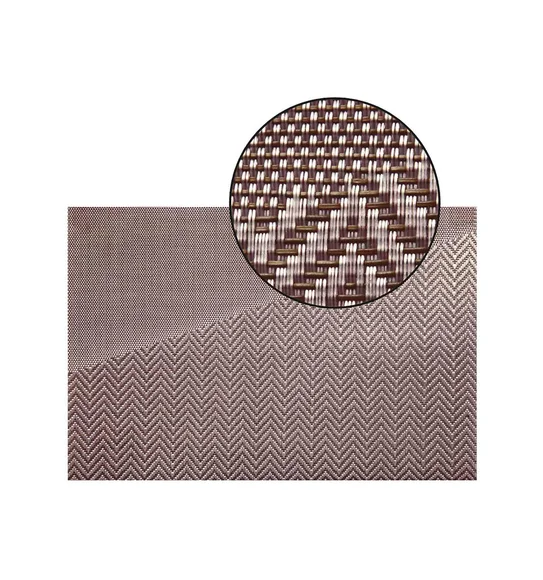Avono Maze Mat Heat Resistant Table Mat Taupe and Brown