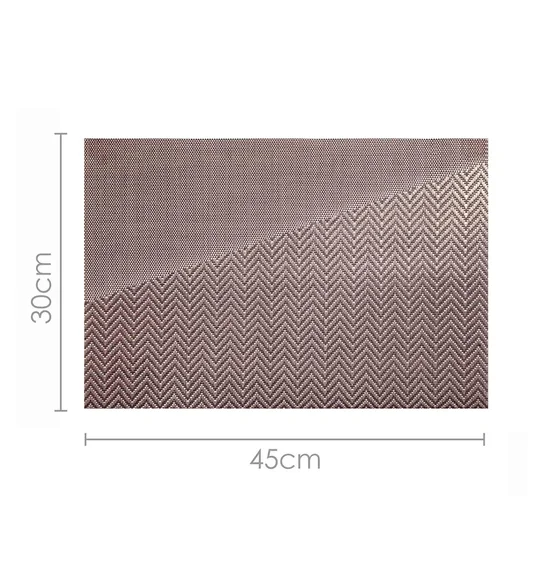 Avono Maze Mat Heat Resistant Table Mat Taupe and Brown