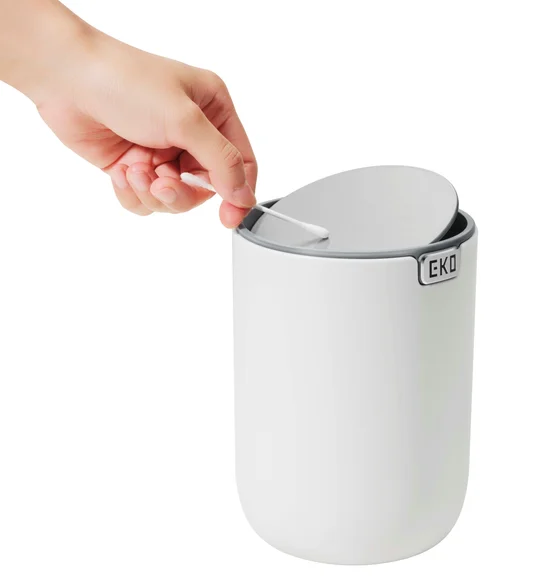 Eko 9206 Fandy Fingerprint Resistant Table Bin White