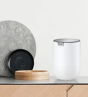 Eko 9206 Fandy Fingerprint Resistant Table Bin White