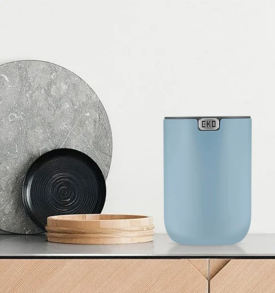 Eko 9206 Fandy Fingerprint Resistant Table Bin Titanium Blue