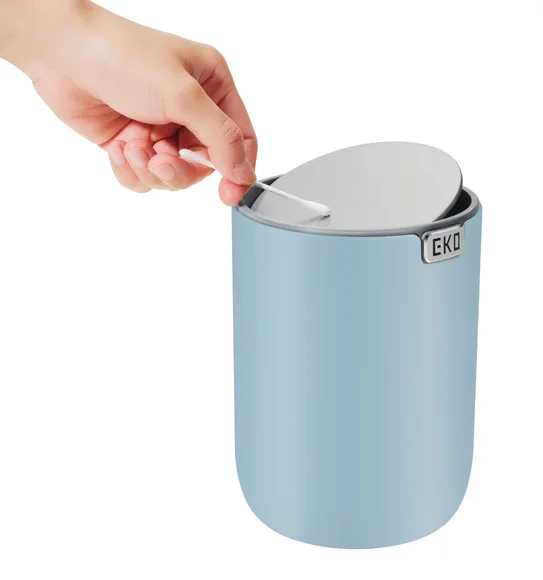 Eko 9206 Fandy Fingerprint Resistant Table Bin Titanium Blue