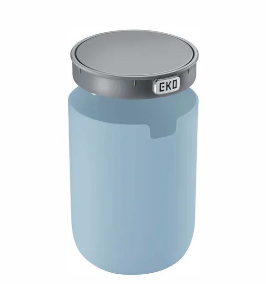 Eko 9206 Fandy Fingerprint Resistant Table Bin Titanium Blue
