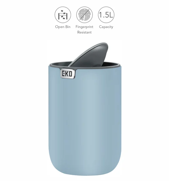 Eko 9206 Fandy Fingerprint Resistant Table Bin Titanium Blue