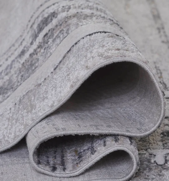 Sweden Abstract Runner Cream and Grey