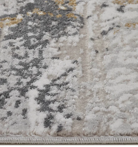 Sweden Abstract Runner Cream and Brown