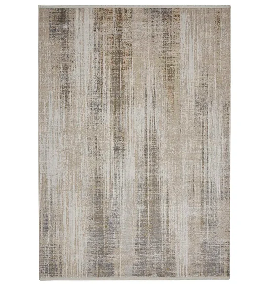 Sweden Abstract Runner Cream and Beige