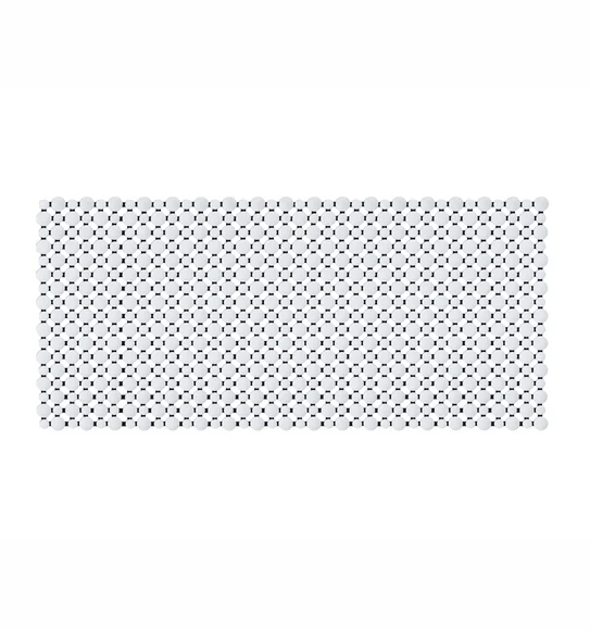 Mosaic PVC Anti slip Shower Mat White Black