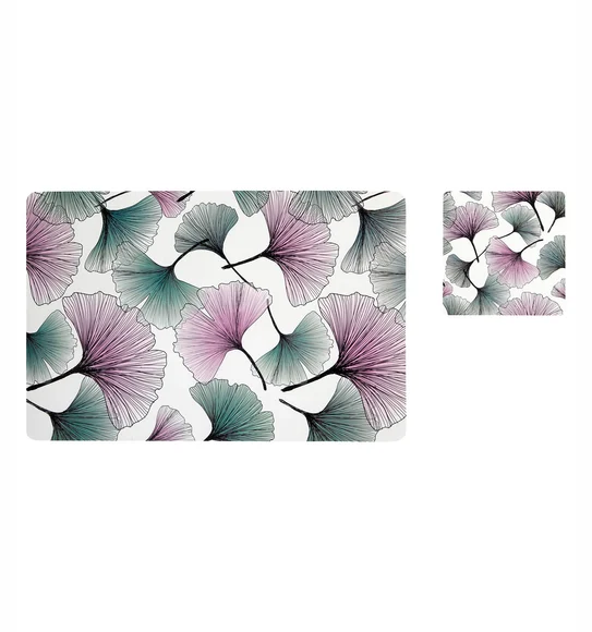 Bloom Printed Table Mat White