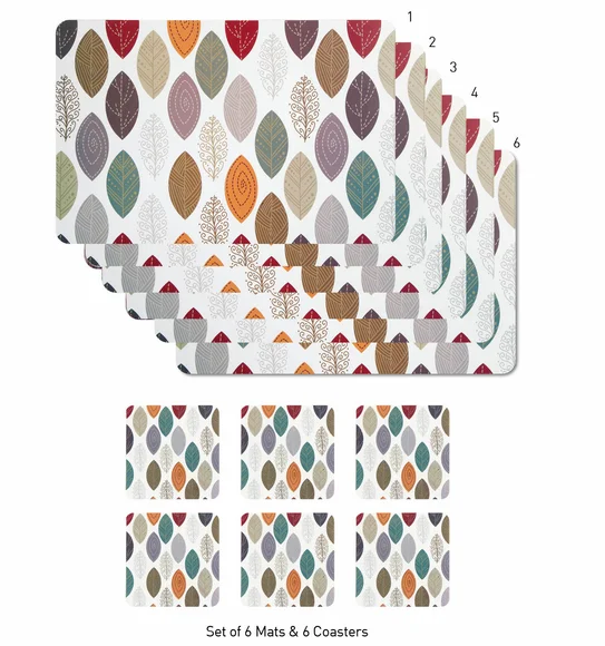 Bloom Printed Table Mat Multi