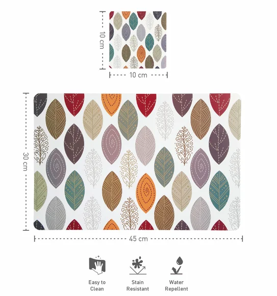 Bloom Printed Table Mat Multi