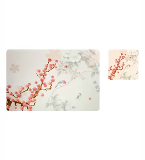 Bloom Printed Table Mat L.Beige