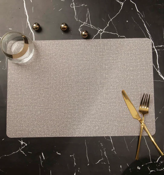 Jack Solid Table Mat Blue