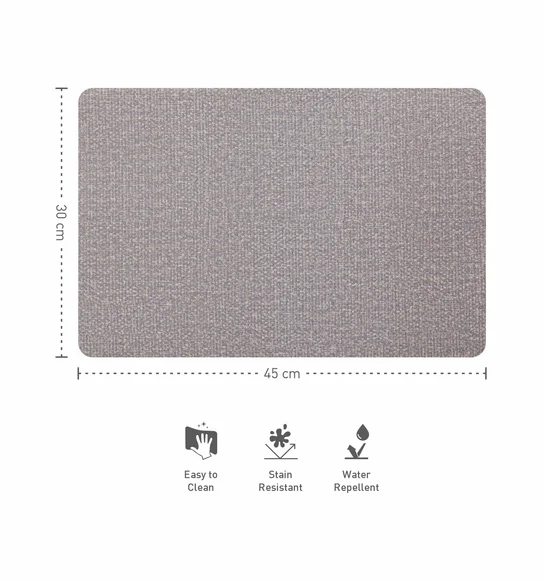 Jack Solid Table Mat Blue