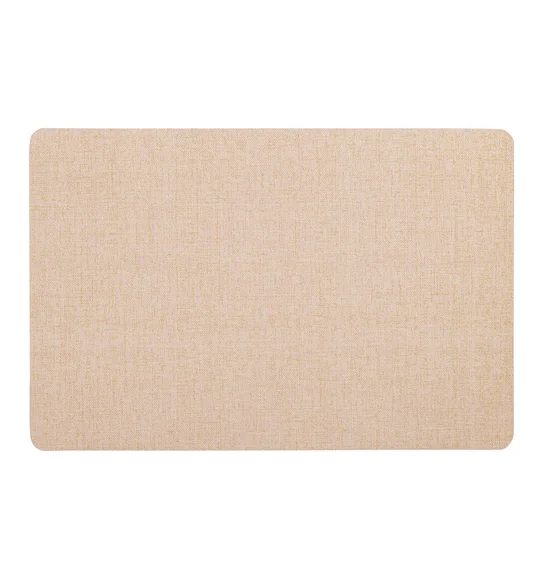 Jack Solid Table Mat Gold and Beige