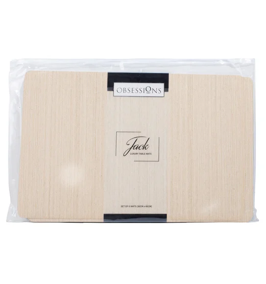 Jack Solid Table Mat Light Beige