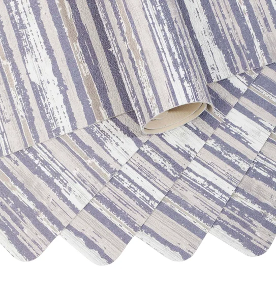 Jack Striped Table Mat Grey and Cream