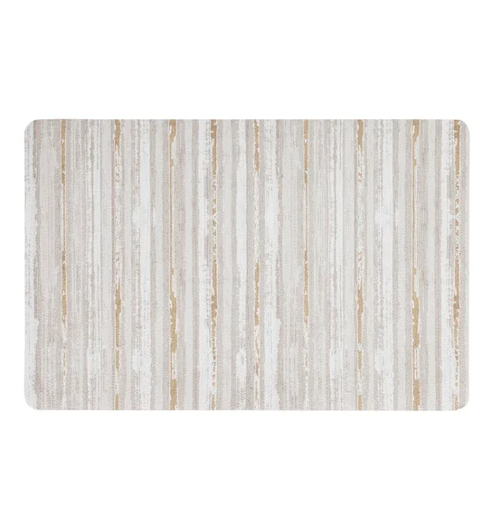 Jack Striped Table Mat Cream and Beige