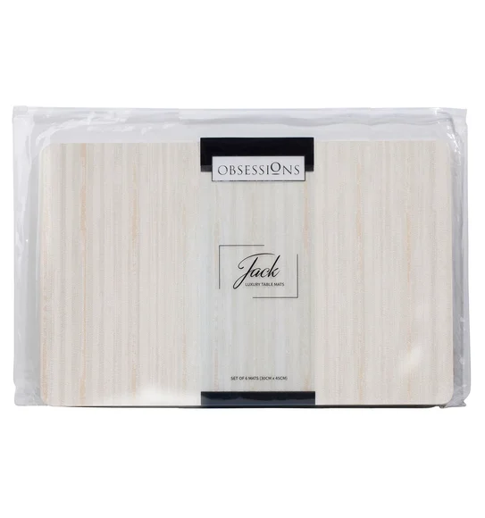 Jack Striped Table Mat Cream
