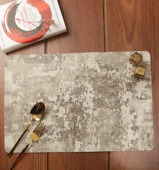 Jack Abstract Table Mat Grey