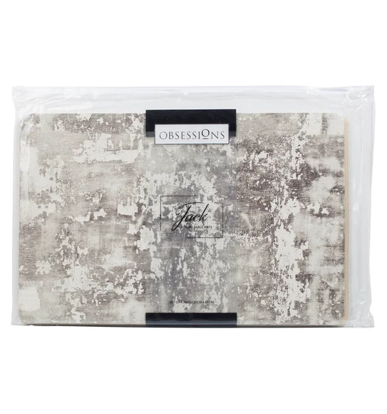 Jack Abstract Table Mat Grey