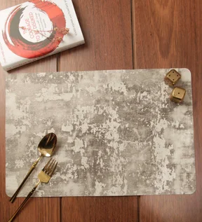 Jack Abstract Table Mat Grey
