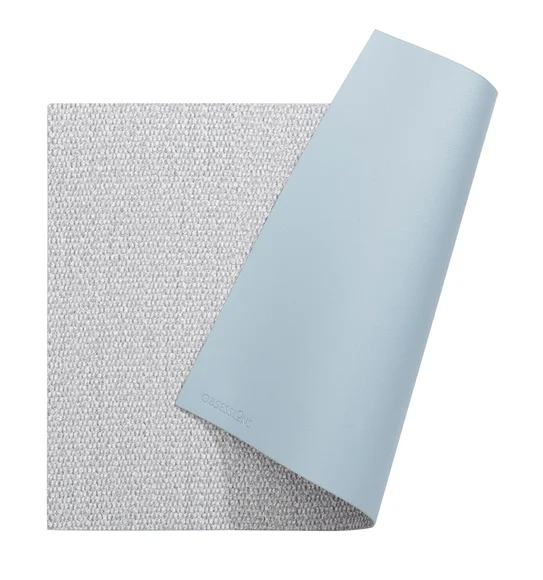 Canvas Solid Table Mat Grey
