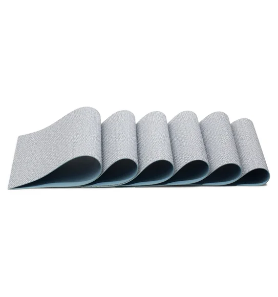 Canvas Solid Table Mat Grey