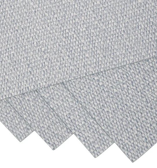 Canvas Solid Table Mat Grey