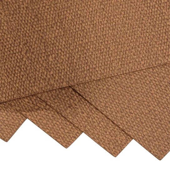 Canvas Solid Table Mat Brown