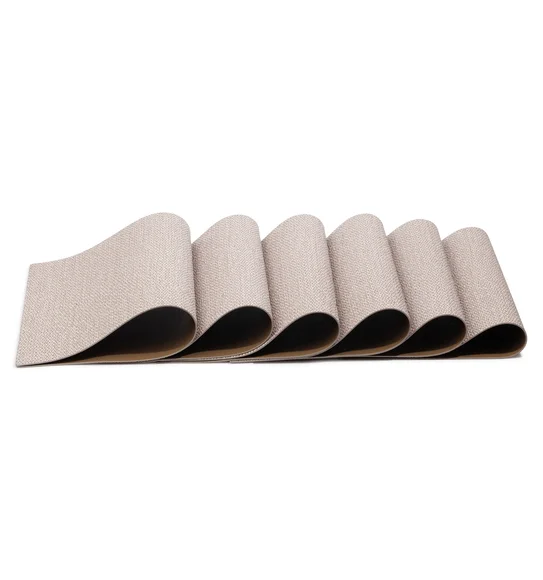 Canvas Solid Table Mat Beige