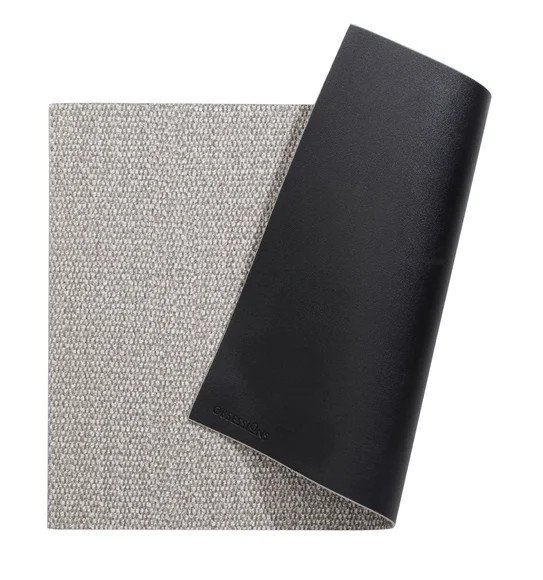 Canvas Solid Table Mat Grey