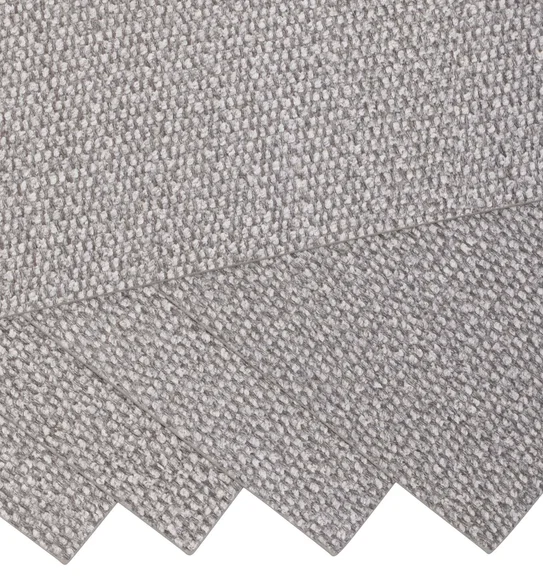 Canvas Solid Table Mat Grey