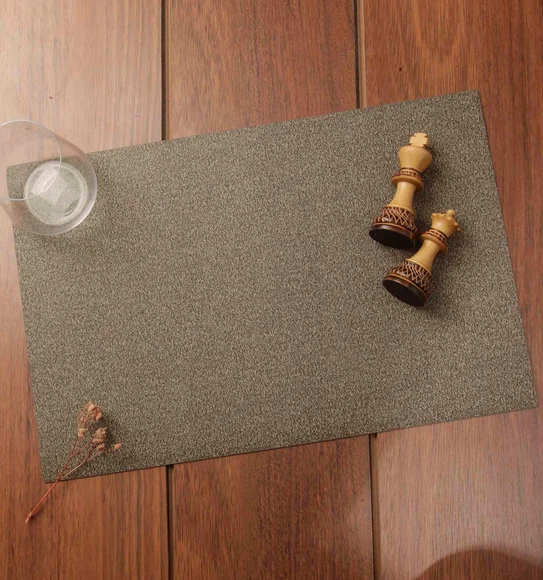 Canvas Solid Table Mat D.Brown