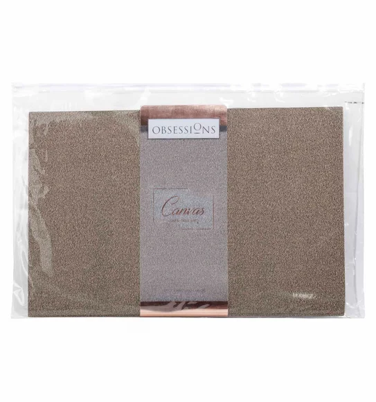 Canvas Solid Table Mat D.Brown