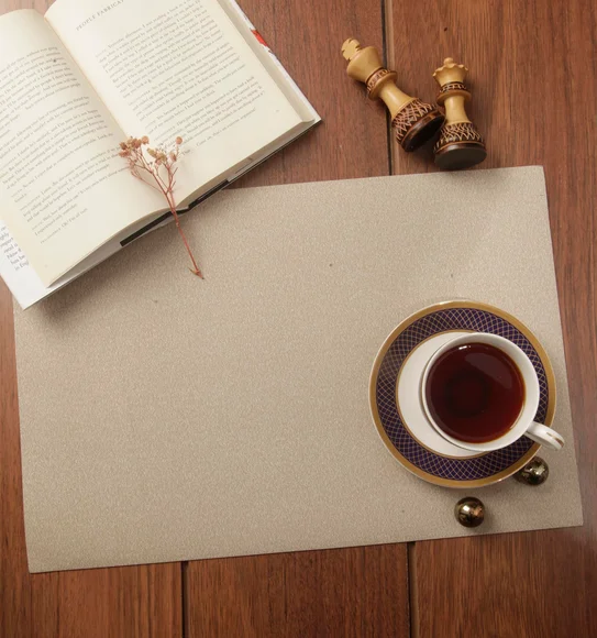 Canvas Solid Table Mat D.Beige