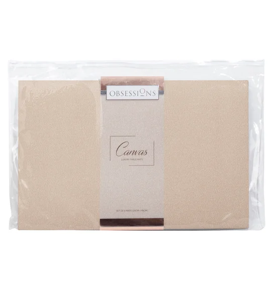 Canvas Solid Table Mat D.Beige