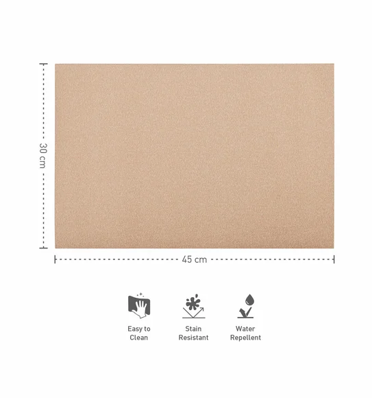 Canvas Solid Table Mat D.Beige