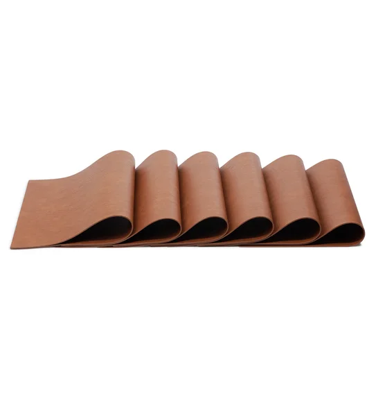 Canvas Solid Table Mat Rust