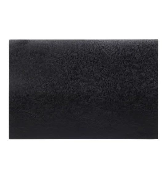 Canvas Solid Table Mat Charcoal