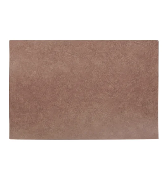 Canvas Solid Table Mat Dark Brown