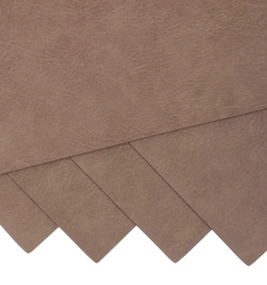 Canvas Solid Table Mat Dark Brown