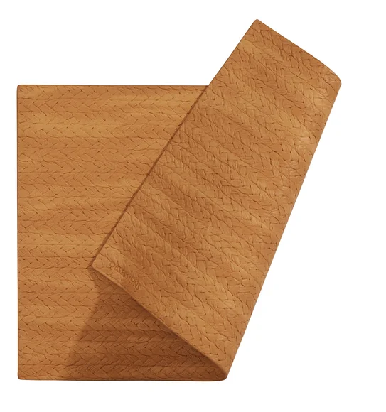 Canvas Solid Table Mat Camel