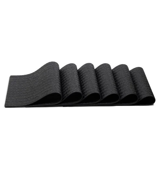 Canvas Solid Table Mat Black