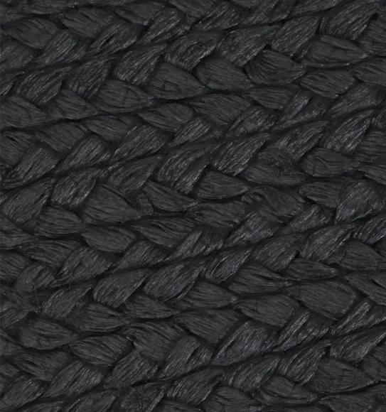 Canvas Solid Table Mat Black