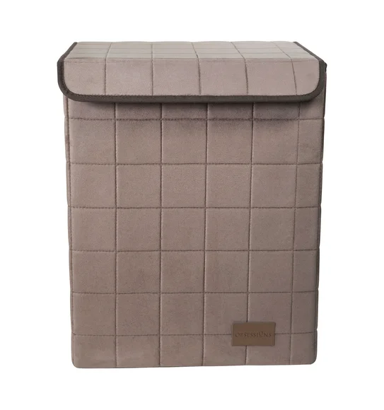 Sophia Foldable Laundry Basket Storage Basket Brown