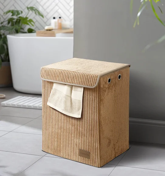 Sophia Foldable Basket Storage Basket Camel