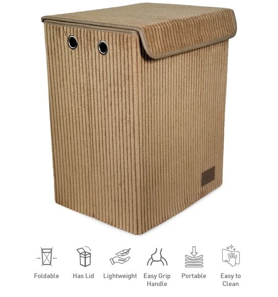 Sophia Foldable Basket Storage Basket Camel